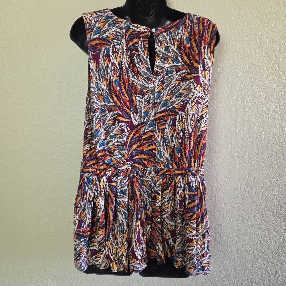 Anthropologie Deletta Corbara Peplum Tank Top - Picture 6 of 8